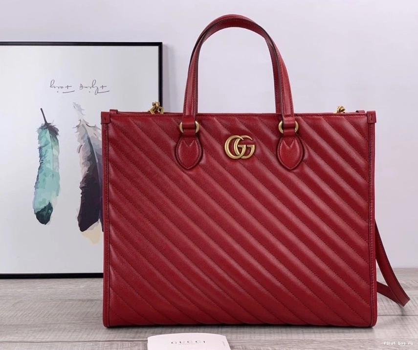 Firstbag ru medium GG bag tote Marmont GUCCI 0804